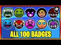 How to get ALL 100 GEOMETRY DASH DIFFICULTIES in FIND THE GEOMETRY DASH DIFFICULTIES Roblox