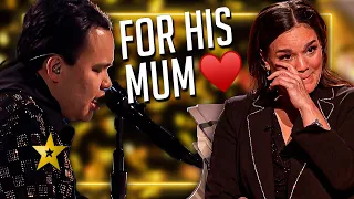 Download He Performs a HEARTWARMING Tribute to his Mum on America's Got Talent 😢 MP3