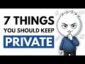 7 Secrets You Must Never Reveal to Anyone