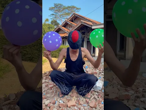 INI BALON MELETUS DUAR #shorts #lucu #art #trending