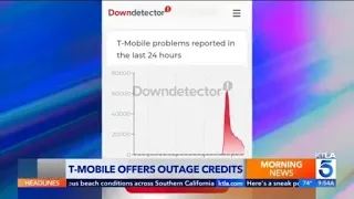 T-Mobile customers report receiving bill credits after network disruption