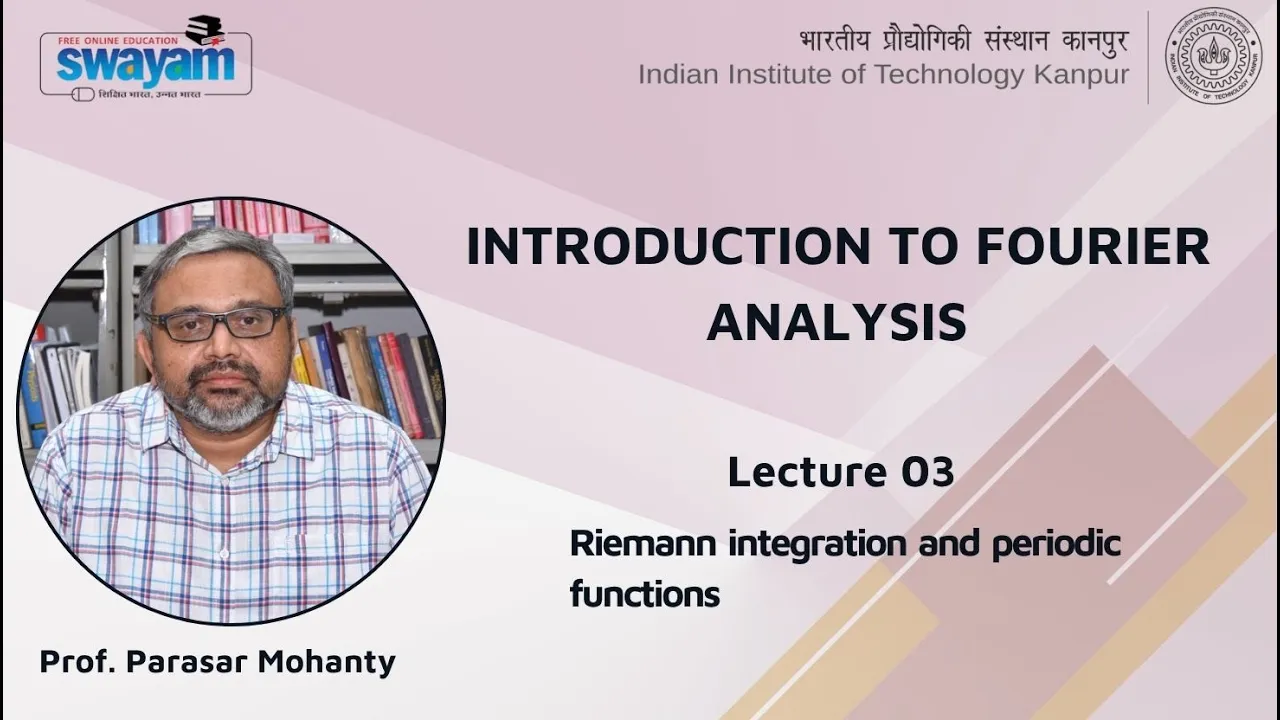 Lecture 03: Riemann integration and periodic functions