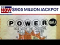 Powerball jackpot tops 900 million