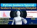 Seaborn histogram using distplot Python Seaborn Tutorial in Hindi Part-4 MLTutorial 04 4