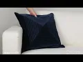 Surya Akira Navy Pillow Cover - 22x22