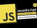 JavaScript Basics - Case Sensitivity in Regular Expressions