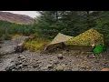 Download Lagu Stormy Solo Wild Camping | British Army Basha in Mountain Forest