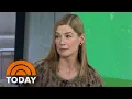 Rosamund Pike talks living in mansion used in Saltburn