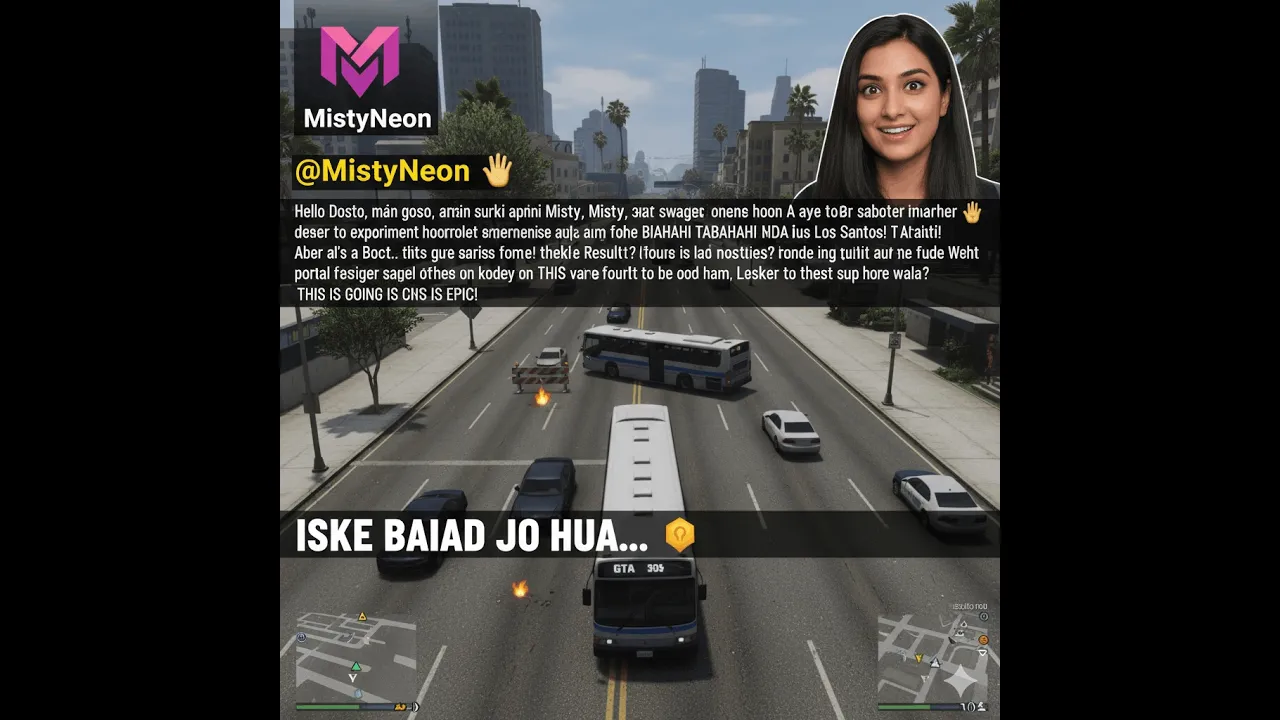 GTA 6 😱 का सबसे बड़ा धमाका! Vice City में तबाही 🚌💥