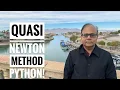 Quasi-Newton Method Python Program Optimization Tutorial 22