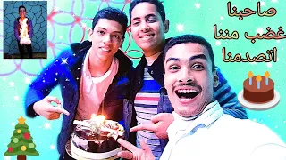 صنعت اكبر كيك عيد ميلاد في العالم واتحديت اليوتيوبرز ياكلوها معي صادمه 