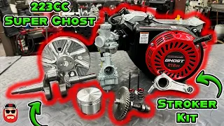 223cc Super Ghost Stroker Build Dyno Huge Power Gains