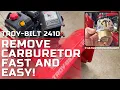 Snow Blower Carburetor Removal Fast and Easy Under 10 mins