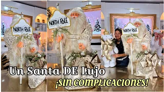 ¡Un Santa Claus De Lujo Gigante Desde Cero!