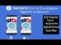 Xamarin Forms Splash Screen