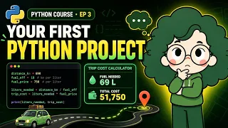 Build Your First Python Project Trip Cost Calculator Python Course Ep 3