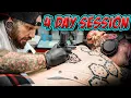 Watch Skylar Vox s Stunning 4-Day Full Back Tattoo Transformation