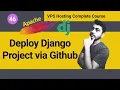 Deploy Django Project via Github on VPS Hosting Remote Server Hindi