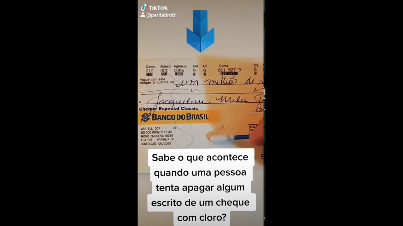 Fraude em cheque