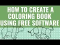 How to Create a Coloring Book in PDF Using Free Tools