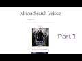 Html css javascript Movie Search Filter Part 1