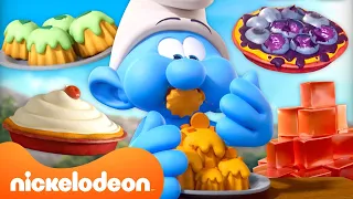 ماراثون الطعام اللذيذ لـ Smurfs 30 دقيقة من التجميع السنافر Nickelodeon Arabia 