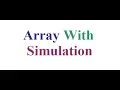 Array With Simulation java Programming