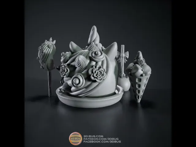 Cake in unicorn style video thumbnail