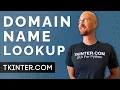 Domain Name Lookup Tool - Tkinter Projects 8