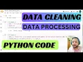 Tutorial 6 Python implementation of Data Cleaning in NLP in Hindi Natural Language Processing
