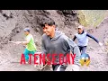 Horrifying Cliff Landslide Alone And Almost Accident..!!