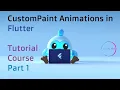 Flutter Animation in custompaint Tutorial course Solar system basics Part 1