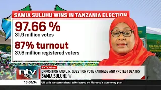 President Samia Suluhu Hassan Declared The Winner Of Tanzania S 2025 Presidential Election 
