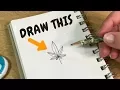 The Easiest Way to Draw a Pot Leaf
