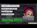 Spring C Tutorial Insert Operation Create with Form Service Repository Java CRUD