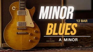 minor blues backing track in a minor 12 bar blues