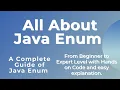 Java Enum Tutorial Complete Guide with Hands on From Beginner to Expert Level Easy Explanation