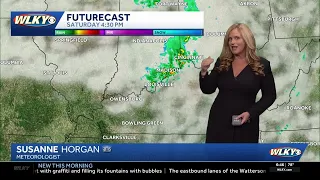 Heat advisory and storm chances this weekend
