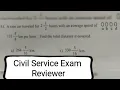 Civil Service Exam Reviewer Find the Distance