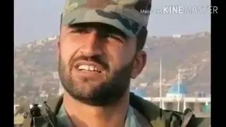 خواندن نازکمیر خوستی در وصف شهید فرمانده محمد ظهور سرجنگ اندرابی 