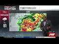 FIRST ALERT WEATHER DAY for Thursday with tropical rain in north Georgia