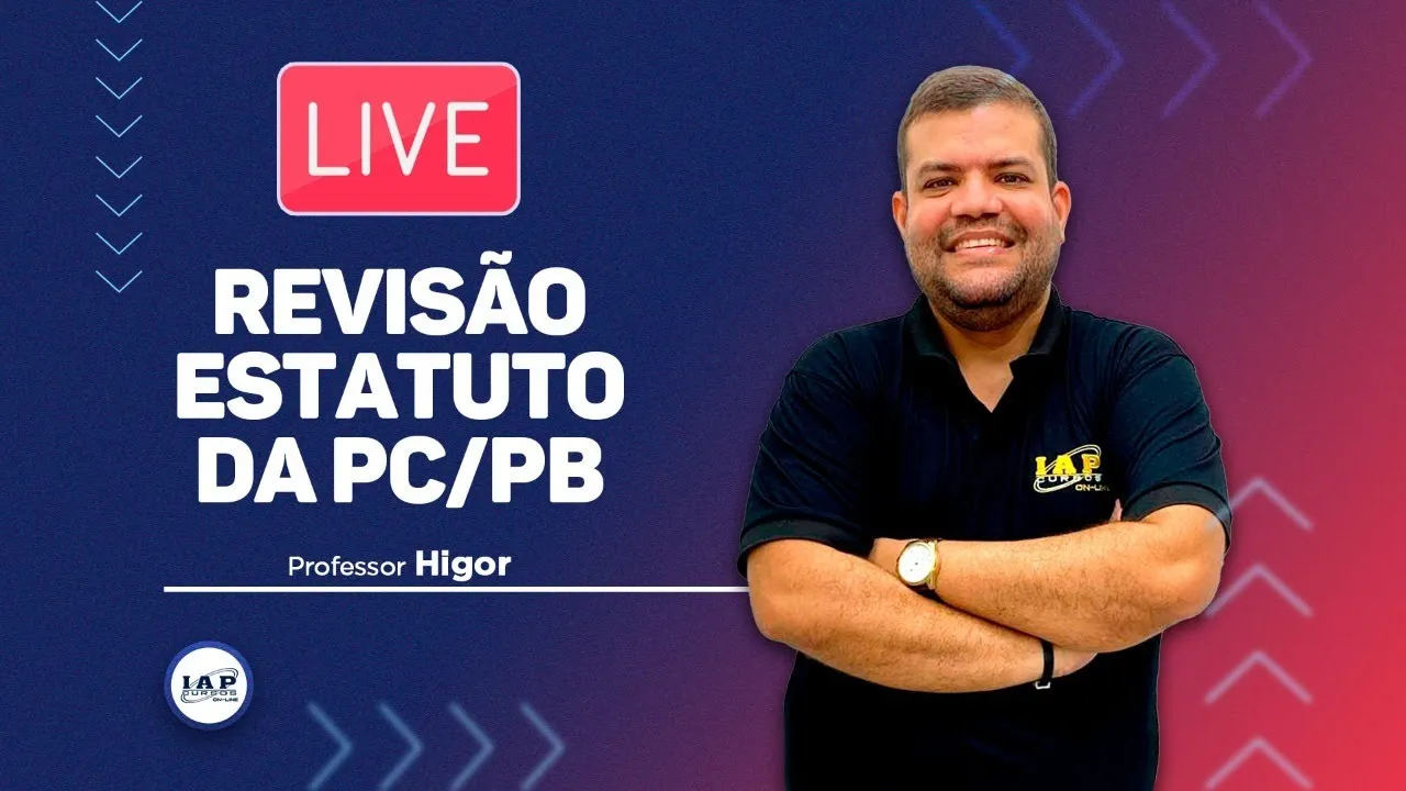 LIVE: REVISÃO DE ESTATUTO DA PCPB.