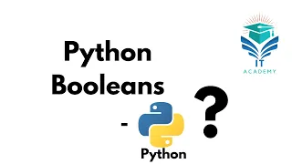 Python Booleans True False Bool Function