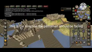 OSRS Stealing Artifacts Patrolman Lure