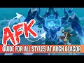 AFK Guide for Arch GLACOR All Styles