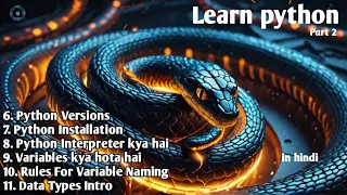 Learn Python Episode 2 Zero to Hero Programming Python python basics the fast enter