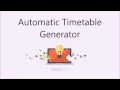 Fedena - Automatic Timetable Generator