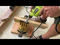 How to drill a hole through steel with a Ryobi power drill