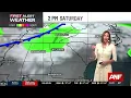 First Alert Forecast Warmer days ahead with rain finally likely this weekend