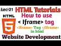 lec-21 iframe tag in html in hindi what is iframe